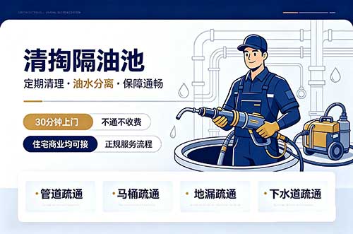 张家口清掏隔油池
